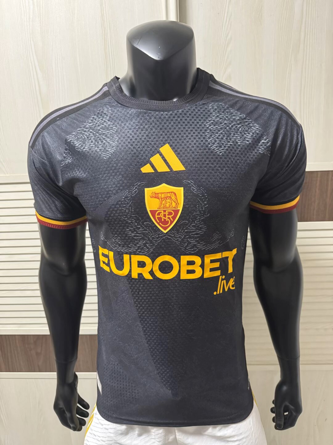 AAA Quality Roma 26/27 Third Black Soccer Jersey(Player)